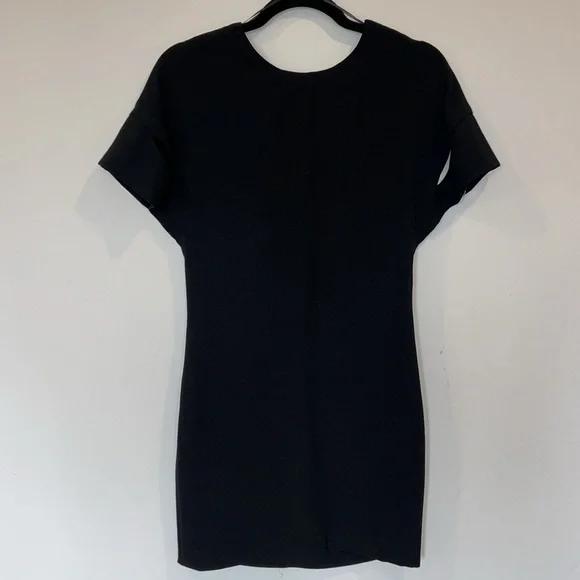 IRO Hilda Cut Out Shift Open Back Dress Black - Picture 8 of 12